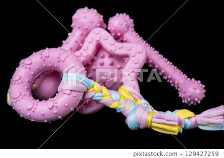 dog toys close up dog toys close up 129427259