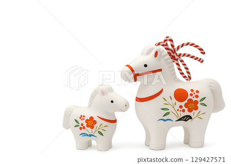 馬年可愛馬兒親子十二生肖掛飾 129427571