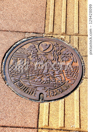 Yanagawa City, Yanagawa, Fukuoka Prefecture, manhole, river boating, manhole card, sewerage 129428099