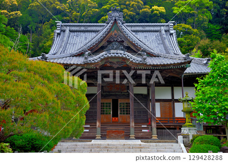 Chubu region, Izu Shuzenji Onsen, the main hall of Shuzenji Temple, located within the historic grounds, Shuzenji, Izu City, Shizuoka Prefecture (8) 129428288