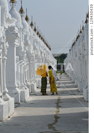 Kuthodaw Pagoda, Mandalay, Myanmar, 729 small pagodas 129430439