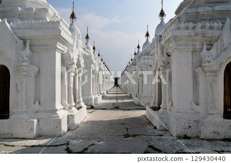 Kuthodaw Pagoda, Mandalay, Myanmar, 729 small pagodas 129430440
