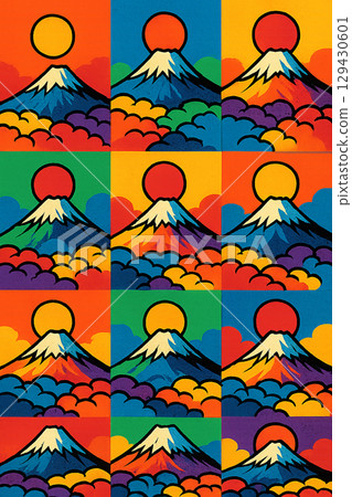 富士山流行藝術 129430601