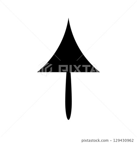 Mushroom icon. Poisonous and edible mushroom black silhouette. Vector isolated on background. Mushroom icon. Poisonous and edible mushroom black silhouette. Vector isolated on background. 129430962