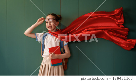 A superhero student 129431163