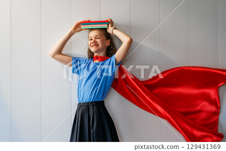 A superhero student 129431369