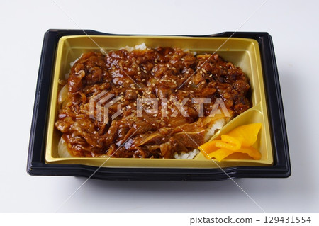 Calbee grilled meat box lunch 129431554