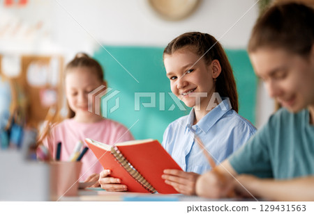 Children are learning in the class Children are learning in the class 129431563