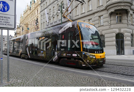 Prague tram Prague tram 129432228