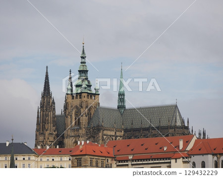 prague castle st vitus cathedral 129432229