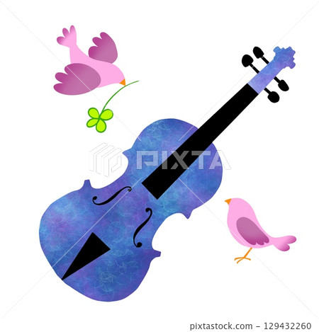 Violin and Bird 50 129432260