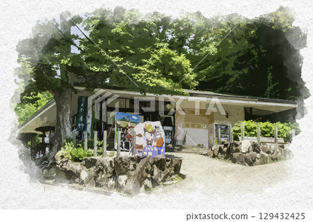 水彩風格 香川縣丸龜市丸龜城旅遊資訊中心 129432425