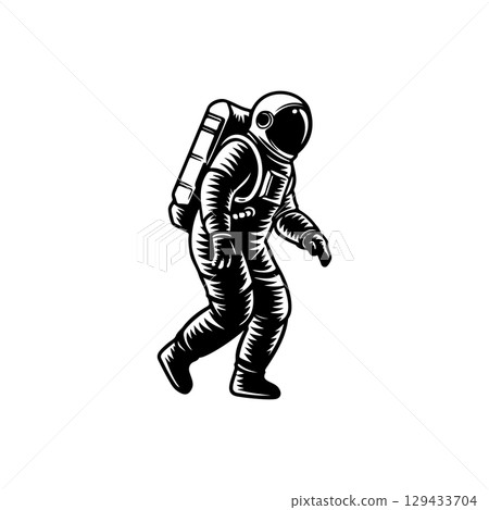 Illustration of an spaceman. Spaceman figure...-插圖素材 [129433704] - PIXTA圖庫
