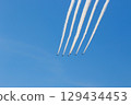 Blue Impulse flyover over Noda Central Park in Toyonaka City 129434453