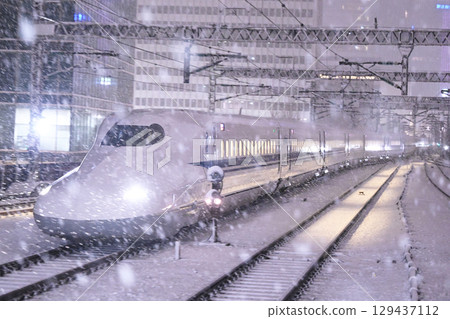 新幹線雪 129437112