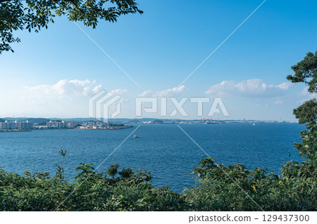 The sea seen from Sarushima The sea seen from Sarushima 129437300