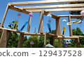 A wind chime in the precincts of a shrine 129437528