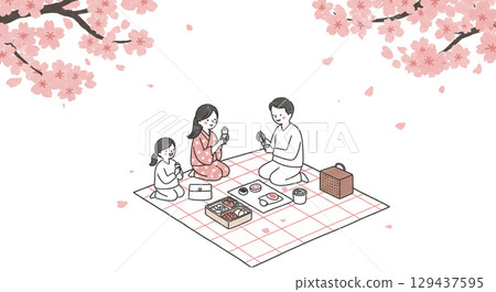 Cherry-blossom family 129437595