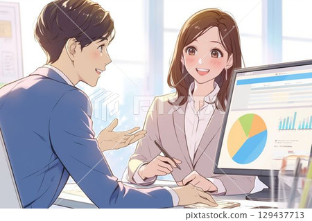 會議_西裝商務人士_圖 3 會議_西裝商務人士_圖 3 129437713