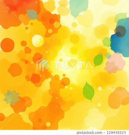 Minimal abstract wash in earthy seasonal tones with soft edges. 129438323