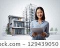 Home designer career highlights urban landscape digital illustration modern environment professional viewpoint empowering women 129439050