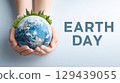 Celebrating earth day global awareness for environmental protection online campaign digital world positive change 129439055
