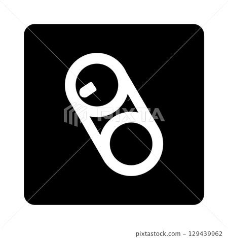 Empty can pictogram (white version) 129439962