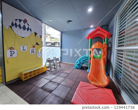 This is kids' playground indoor situation This is kids' playground indoor situation 129441736