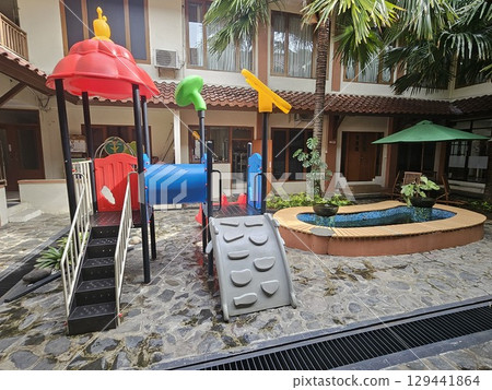 This is kids' playground outdoor situation This is kids' playground outdoor situation 129441864