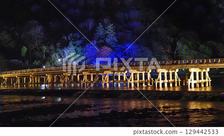 京都嵐山花燈路點燈⑪ 京都嵐山花燈路點燈⑪ 129442533