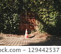 An old air-raid shelter 129442537