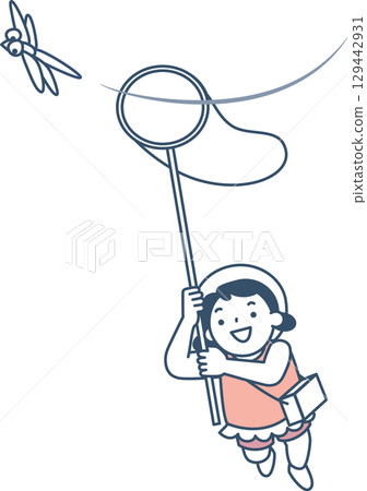 收集昆蟲的女孩 129442931