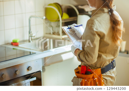 professional with Checklist 129443200
