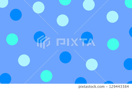 Polka dots, blue, light blue, background material Polka dots, blue, light blue, background material 129443384