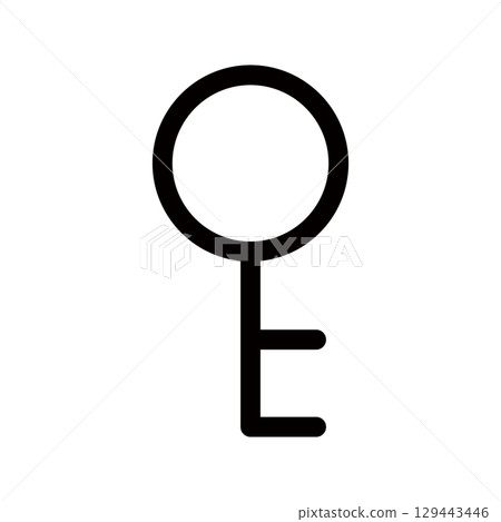 Simple key symbol Simple key symbol 129443446