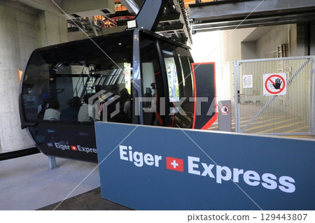 The Eiger Express between Grindelwald and the Eigerslecher 129443807