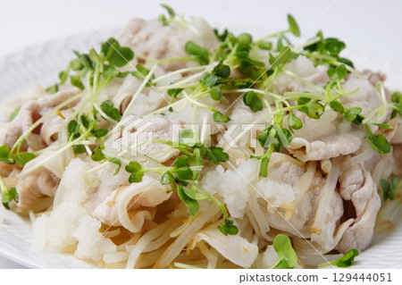 Pork's cold shabu-shabu 129444051