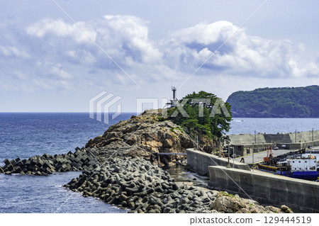 Uradome Coast, Tago Lighthouse, Iwami Town, Tottori Prefecture 129444519