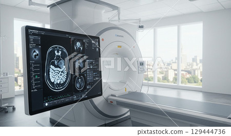 尖端人工智慧影像診斷超高清MRI掃描儀 129444736
