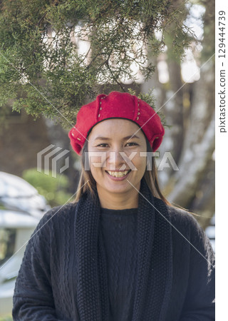 Portrait Asian women happiness smiling laugh happy person looking at camera. Beautiful happy girl portrait joy cheerful. Beauty women smile laughing. Confidence females candid shot smiling face. Portrait Asian women happiness smiling laugh happy person looking at camera. Beautiful happy girl portrait joy cheerful. Beauty women smile laughing. Confidence females candid shot smiling face. 129444739
