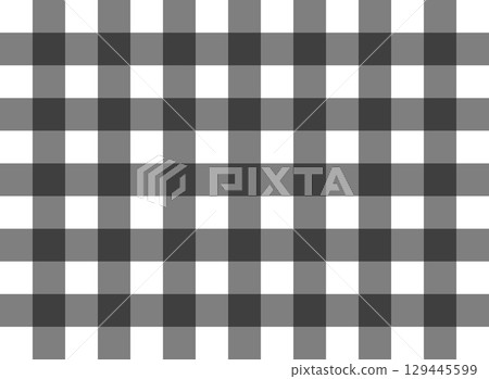 Black and white gingham check background (4:3 ratio) - a classic and versatile pattern Black and white gingham check background (4:3 ratio) - a classic and versatile pattern 129445599
