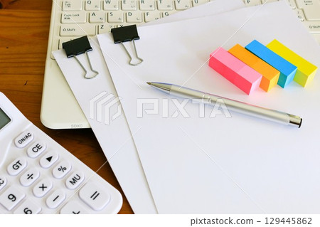 Business image presentation material creation 3:2 129445862