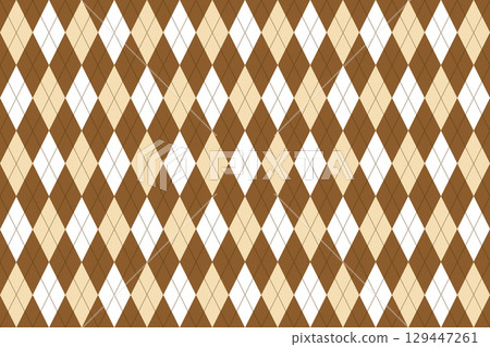 Brown, beige, white, and dark brown argyle background (4:3 ratio) Natural and calm classic design Brown, beige, white, and dark brown argyle background (4:3 ratio) Natural and calm classic design 129447261