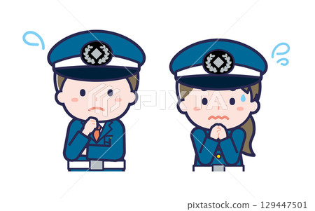 保全/二人組/男女 05 保全/二人組/男女 05 129447501