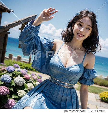 繡球花!還有笑容! 繡球花!還有笑容! 129447905