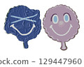 Happy balloons and sad balloons 129447960