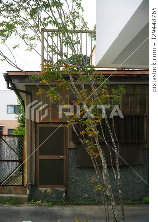 Showa retro building Showa retro building 129448765