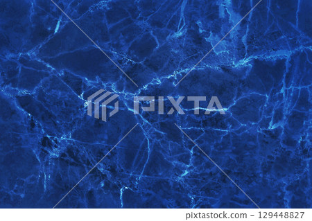Dark blue background marble wall texture for design art work, seamless pattern of tile stone with bright and luxury. Dark blue background marble wall texture for design art work, seamless pattern of tile stone with bright and luxury. 129448827