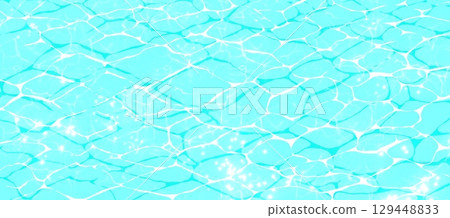 Beautiful transparent sea surface summer image illustration material 129448833