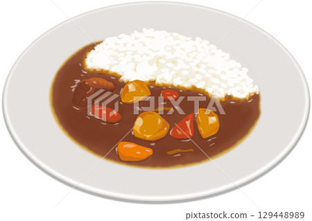 美味的咖哩飯 美味的咖哩飯 129448989